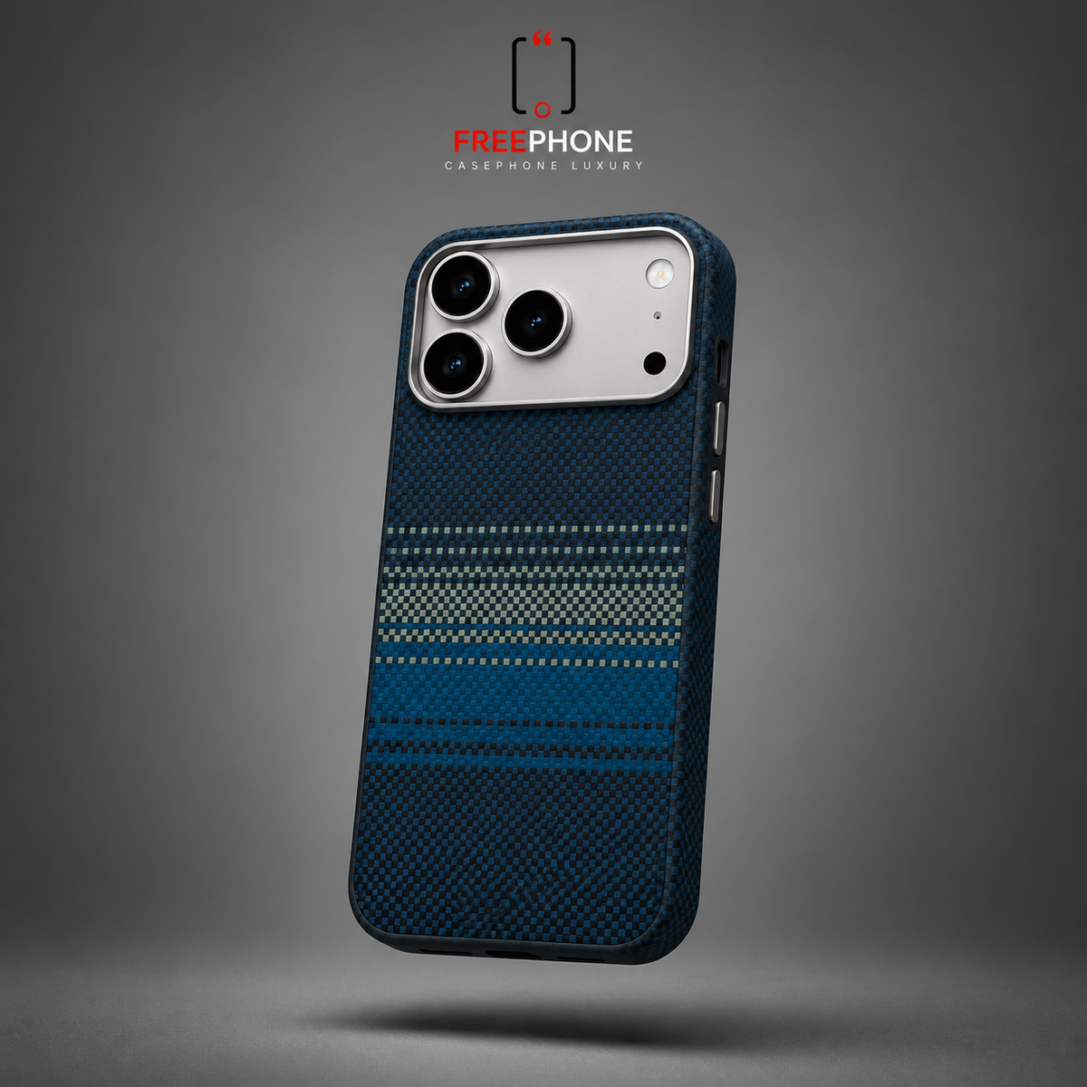 Carbon Fibre Case Original Bleu