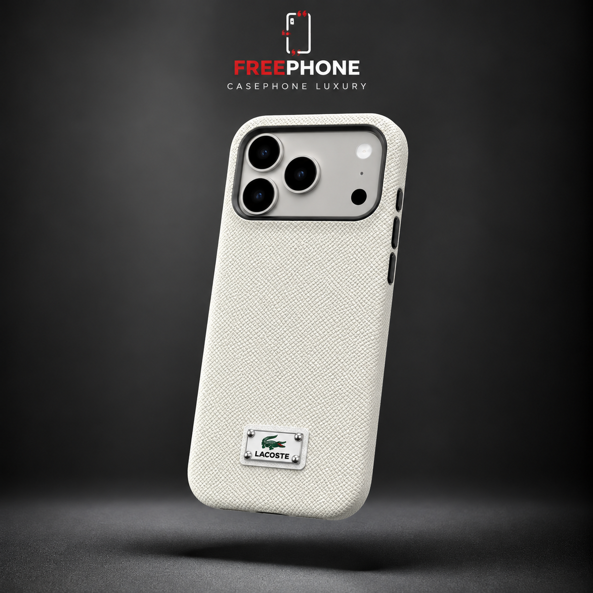 CASE LACOSTE BLANC