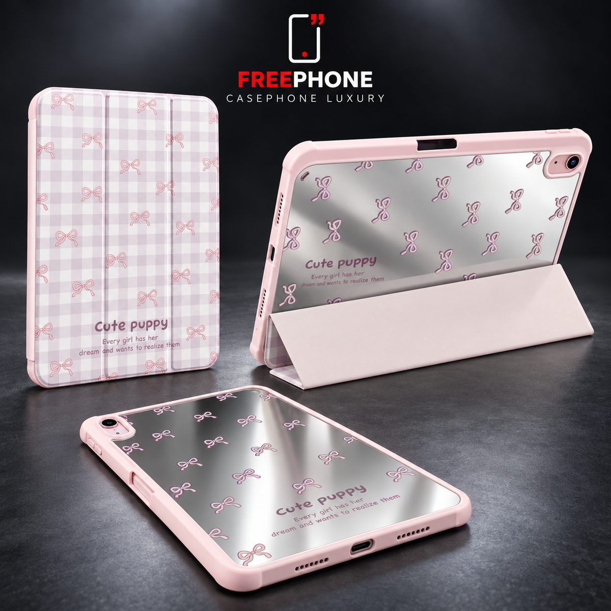 Case iPad Cute Puppy Miroir