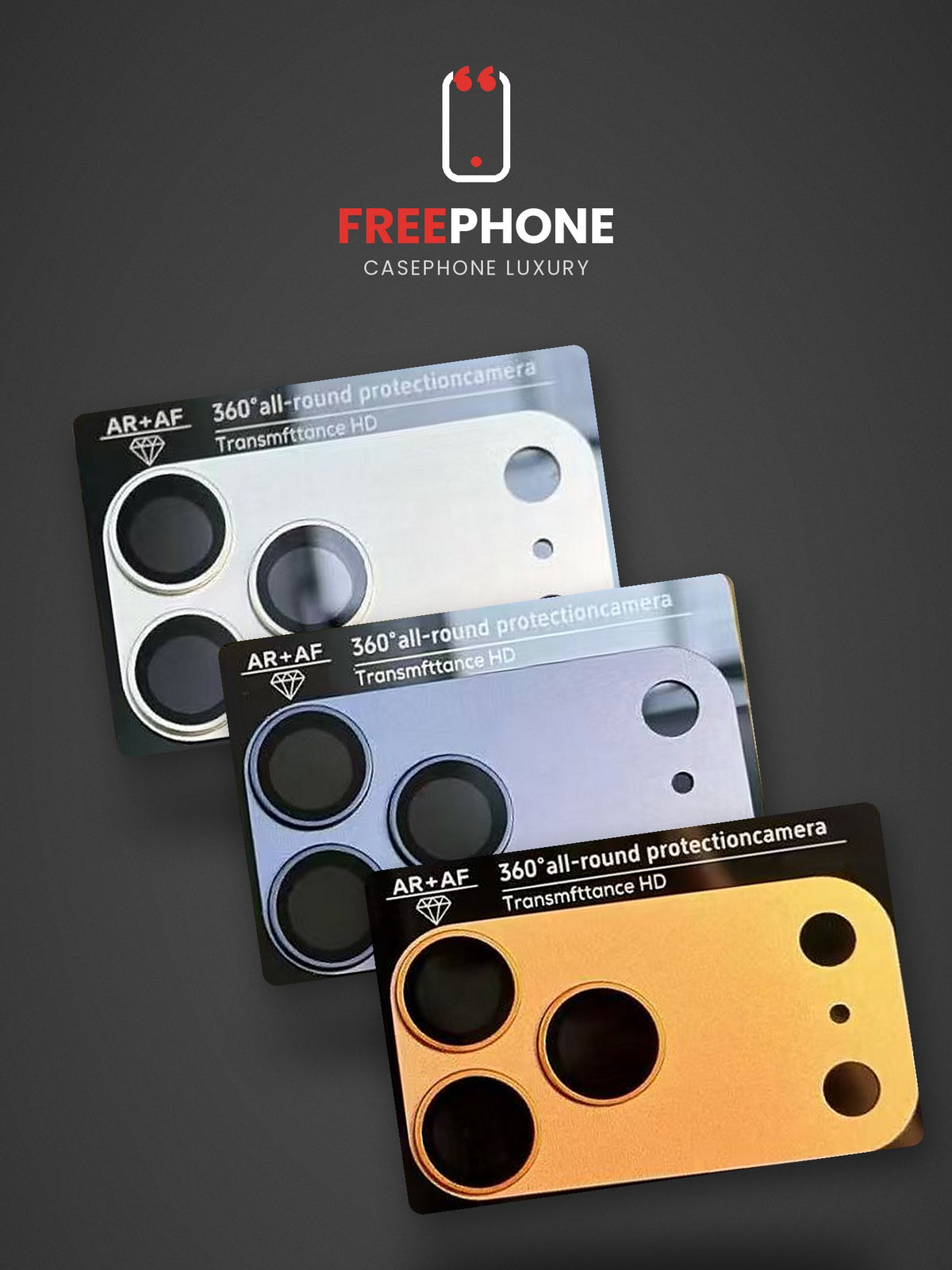 Protection Caméra Métal Premium – iPhone 18 Pro Max / 18 Pro / 17 Pro Max / 17 Pro