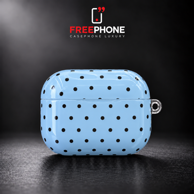 Protection AirPods Polka Dots – Bleu