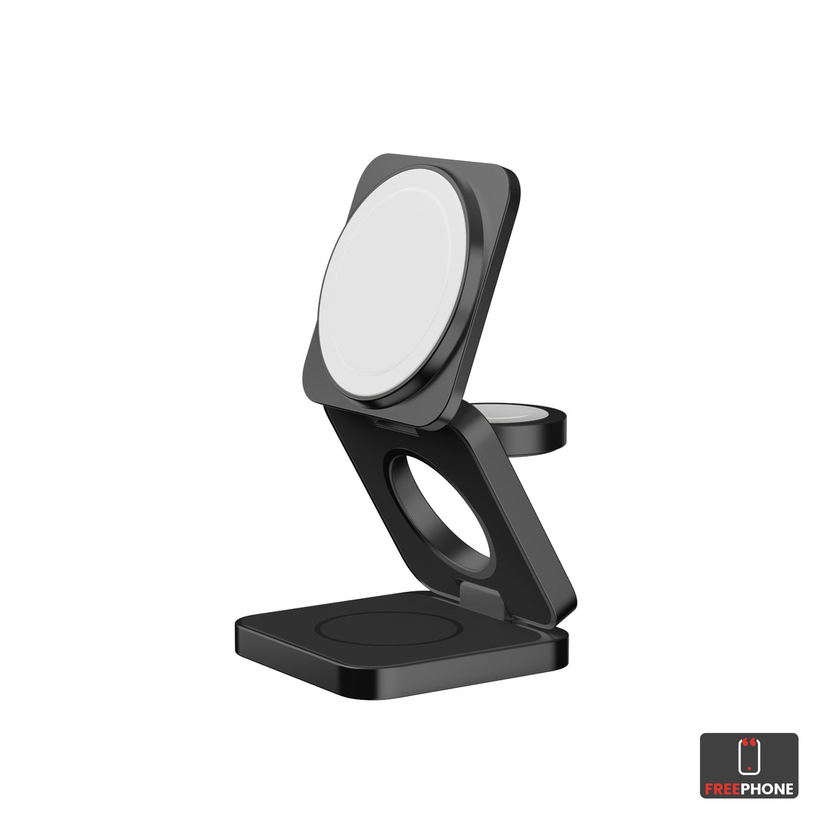 MOMAX Q2.Mag 3-in-1 Foldable Magnetic Wireless Charging Stand 15W