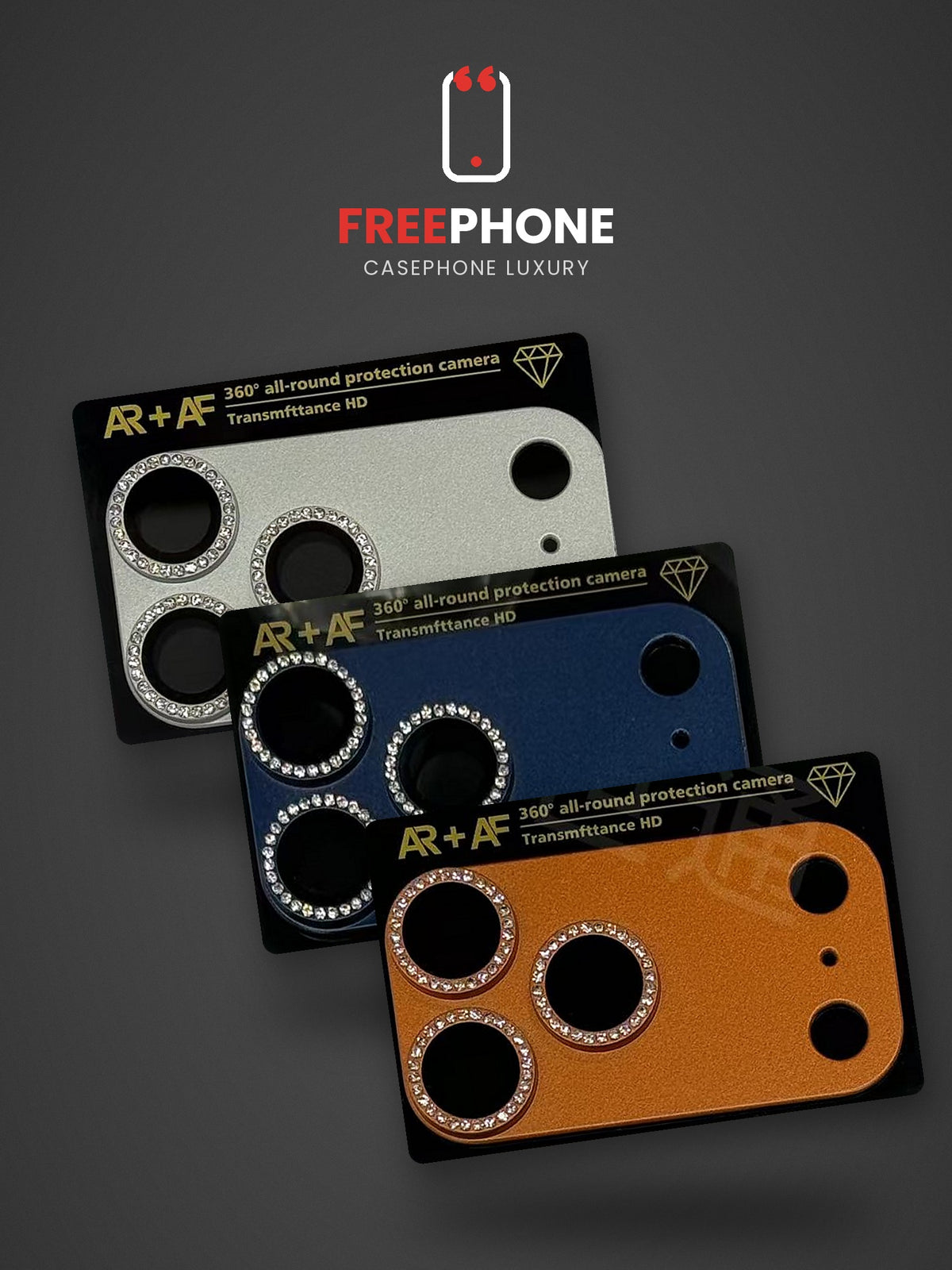 Protection Caméra Diamant 💎 – iPhone 18 Pro Max / 18 Pro / 17 Pro Max / 17 Pro