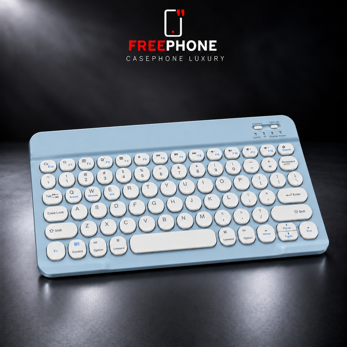Clavier iPad Bluetooth Bleu