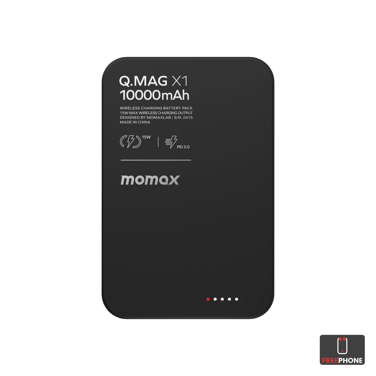 MOMAX Q.Mag X1 10000mAh Magnetic Wireless Power Bank Gen 2