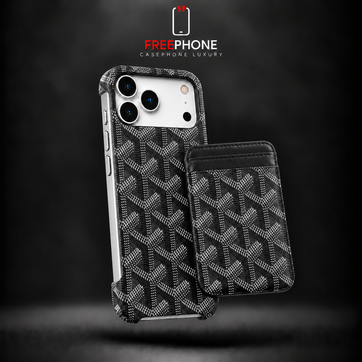 POCHETTE CHEVRON WALLET MAGSAFE