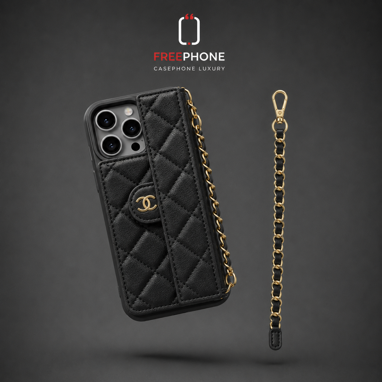 POCHETTE CHANEL AVEC CORDON LONG
