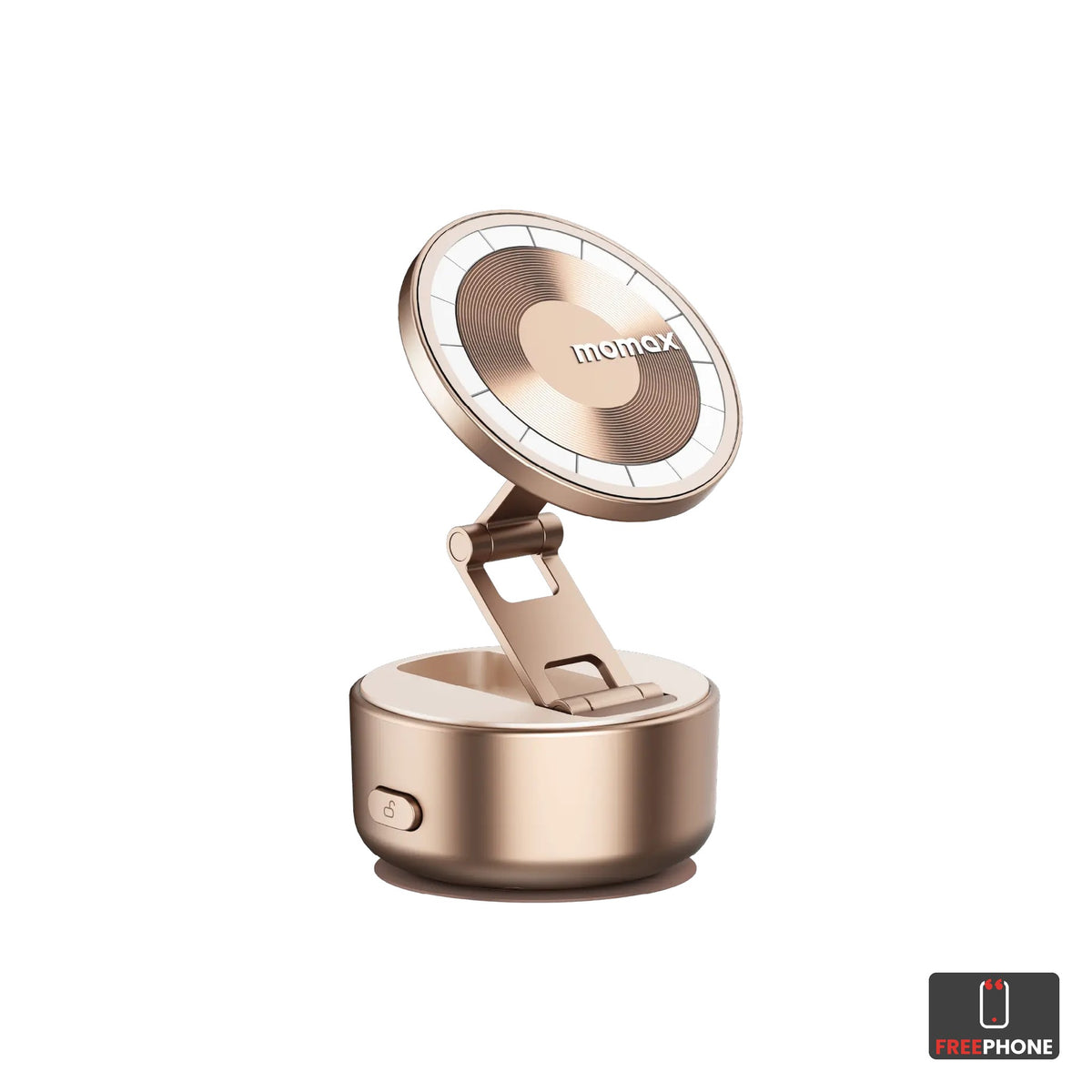 MOMAX 1-Snap Go Auto Suction Magnetic Phone Stand