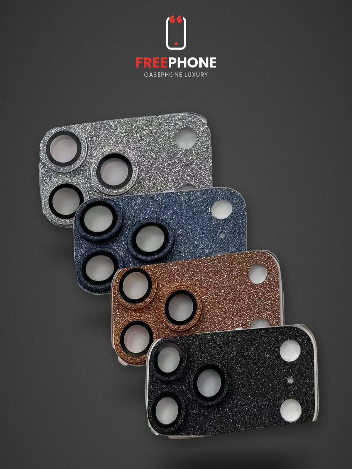 Protection Caméra Paillettes ✨ – iPhone 18 Pro Max / 18 Pro / 17 Pro Max / 17 Pro