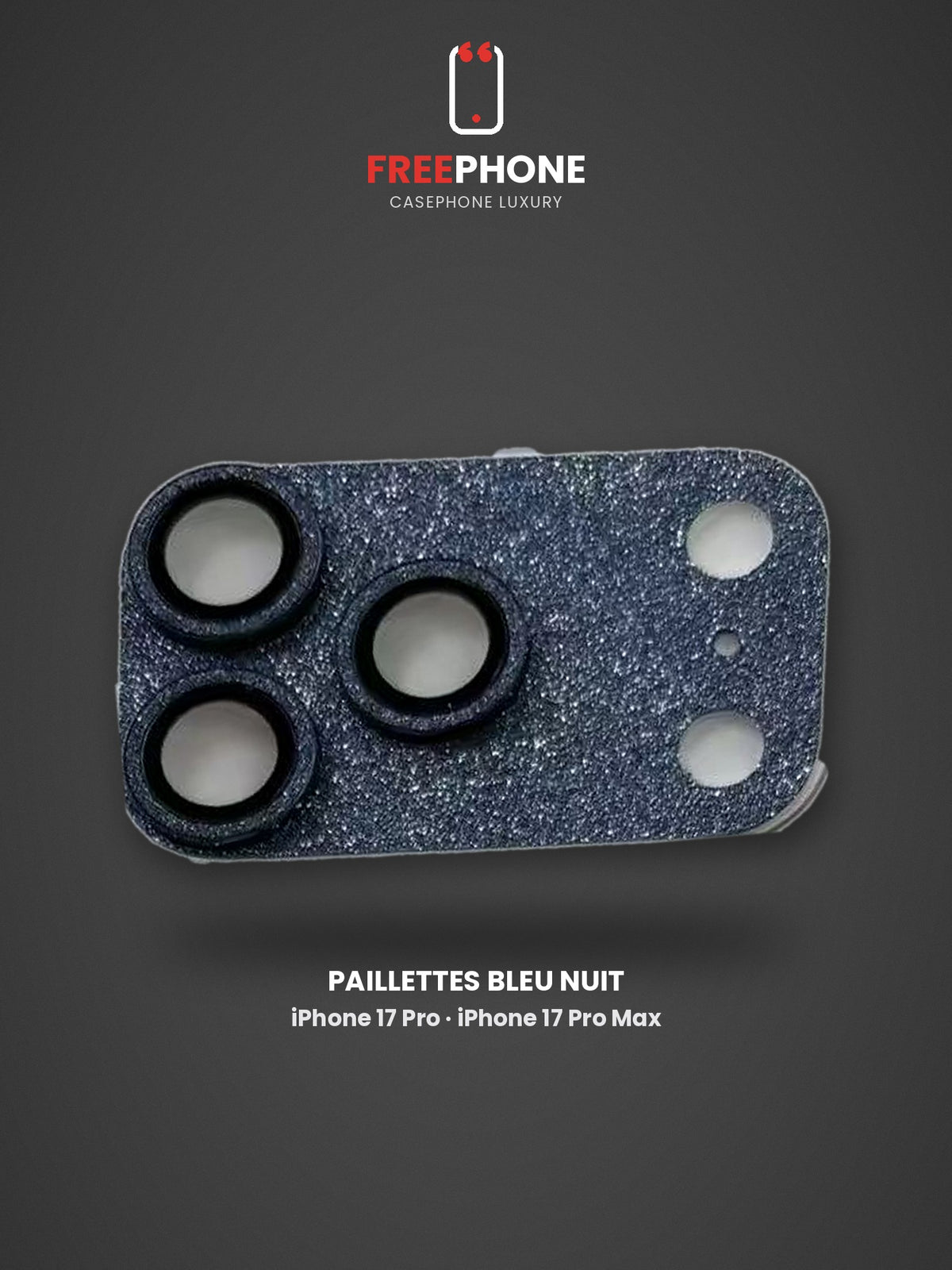 Protection Caméra Paillettes ✨ – iPhone 18 Pro Max / 18 Pro / 17 Pro Max / 17 Pro