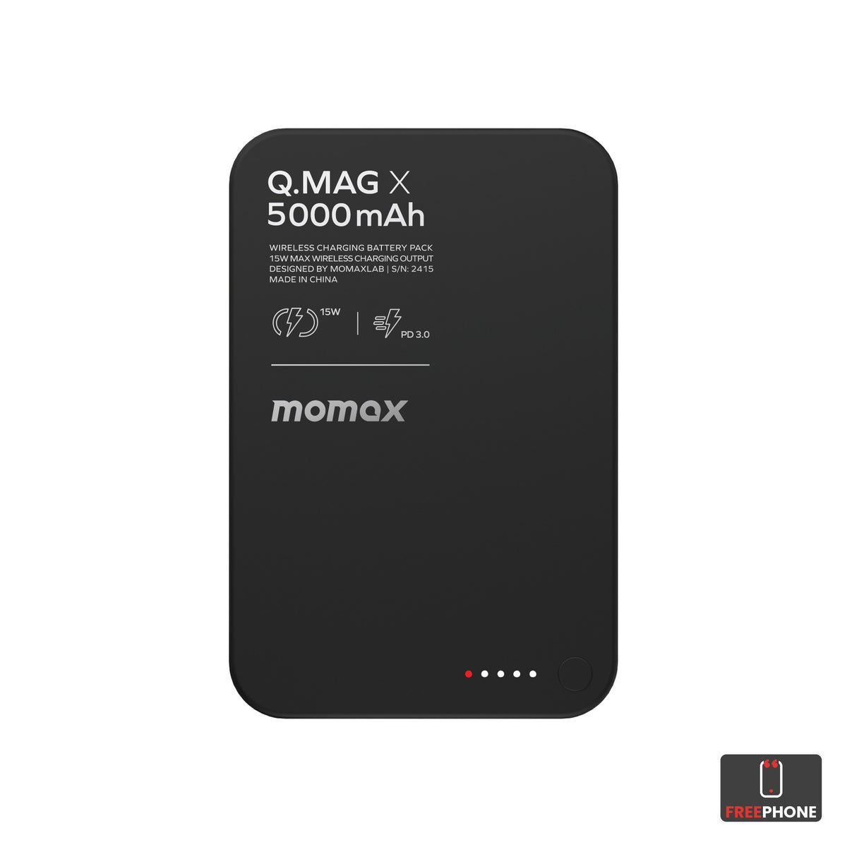 MOMAX Q.Mag X 5000mAh Magnetic Power Bank Gen 2