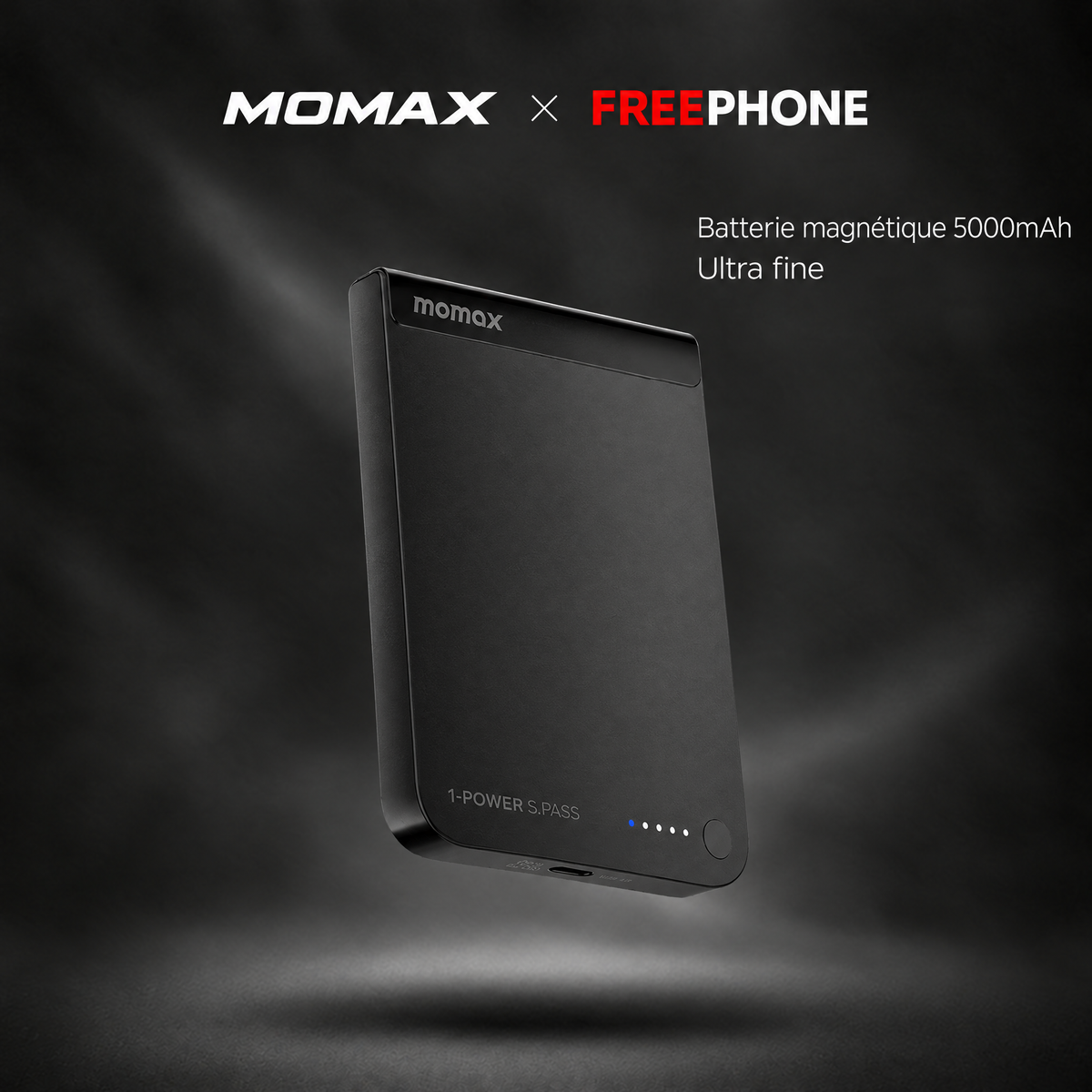 MOMAX S.Pass 5000 Noir