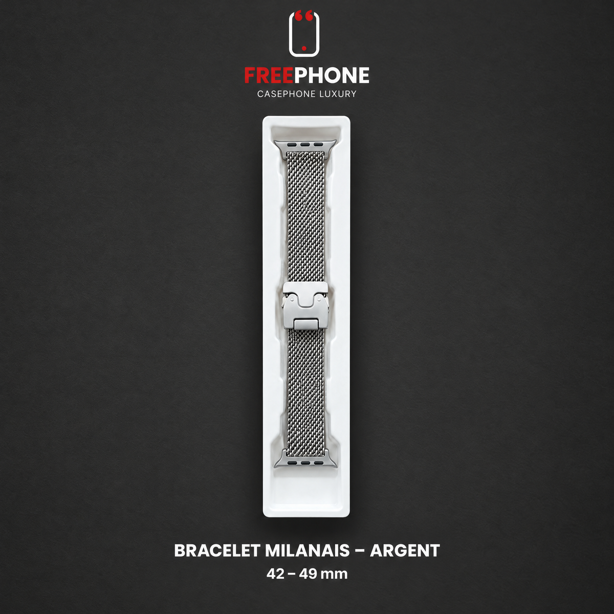 Bracelet Milanais – Argent