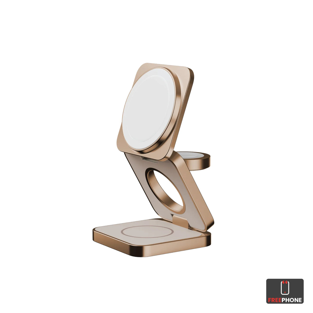 MOMAX Q2.Mag 3-in-1 Foldable Magnetic Wireless Charging Stand 15W