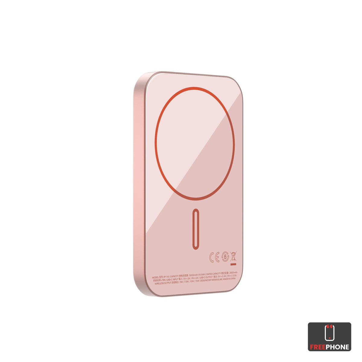 MOMAX Q.Mag X Magnetic Wireless Power Bank 5000mAh