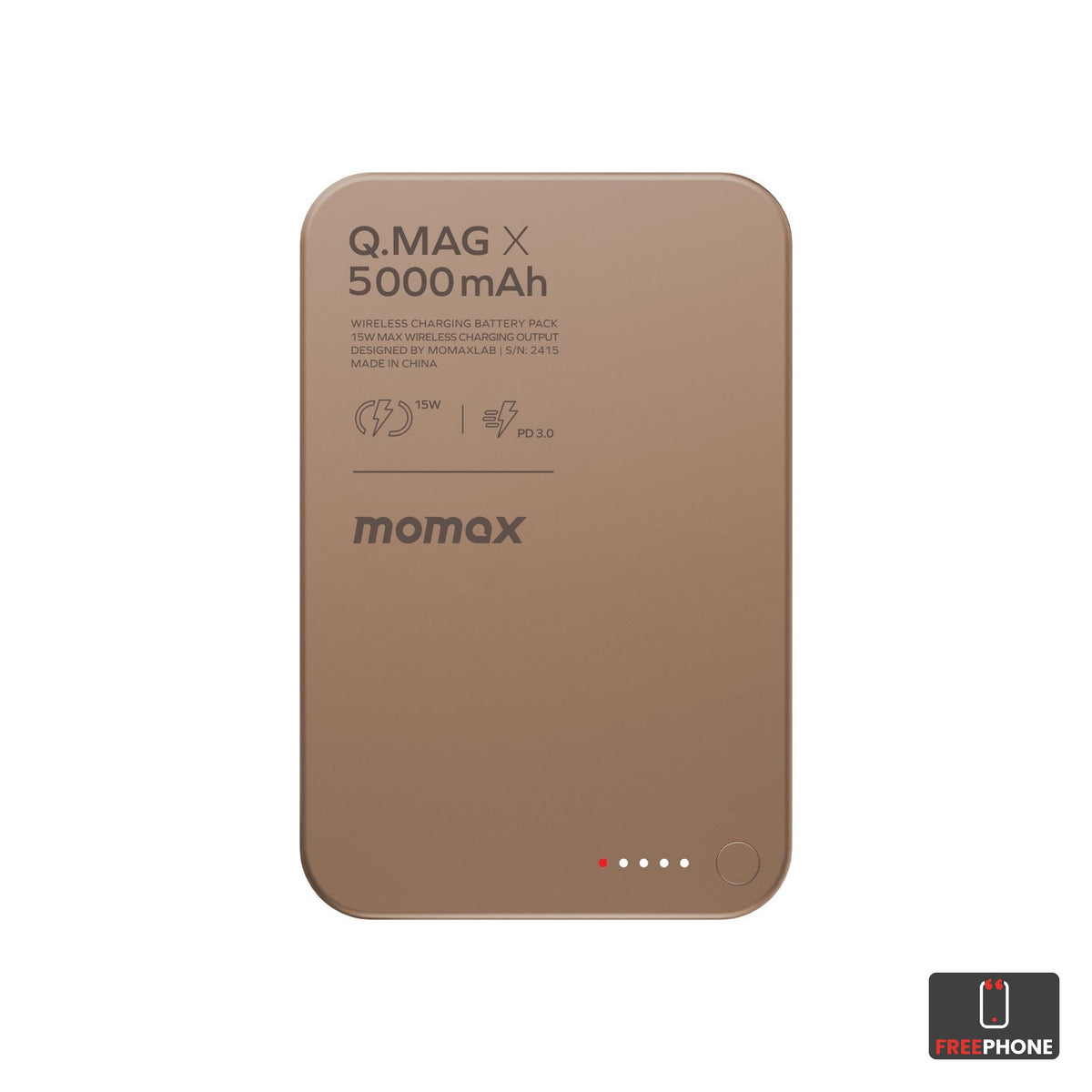 MOMAX Q.Mag X 5000mAh Magnetic Power Bank Gen 2