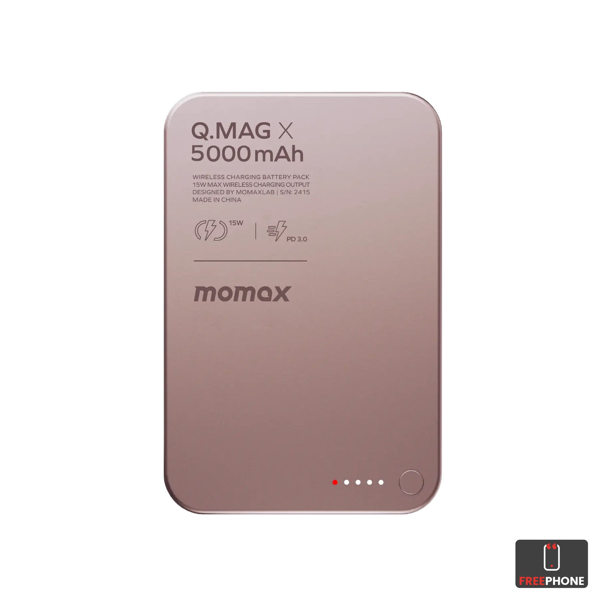 MOMAX Q.Mag X 5000mAh Magnetic Power Bank Gen 2
