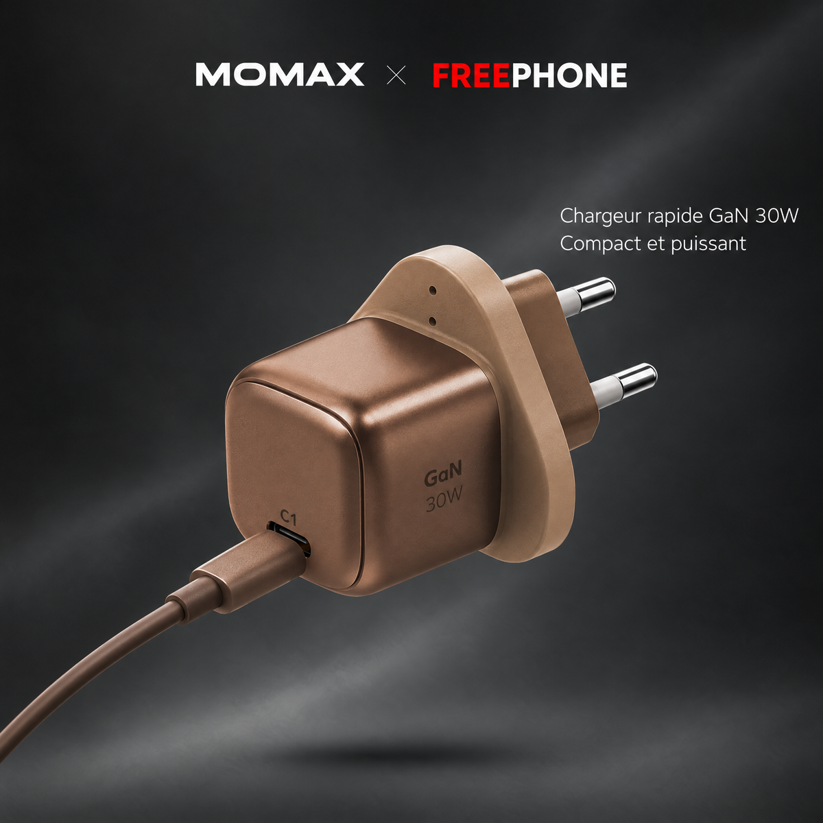 MOMAX 1-Charge GaN Charger 30W