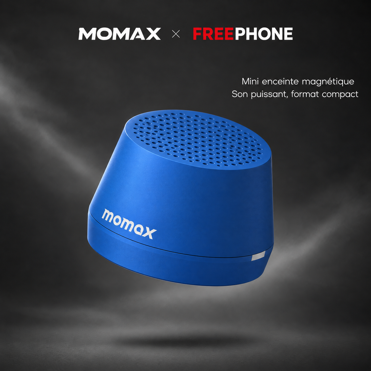 MOMAX 1-Vibe Go Lite Magnetic Wireless Speaker