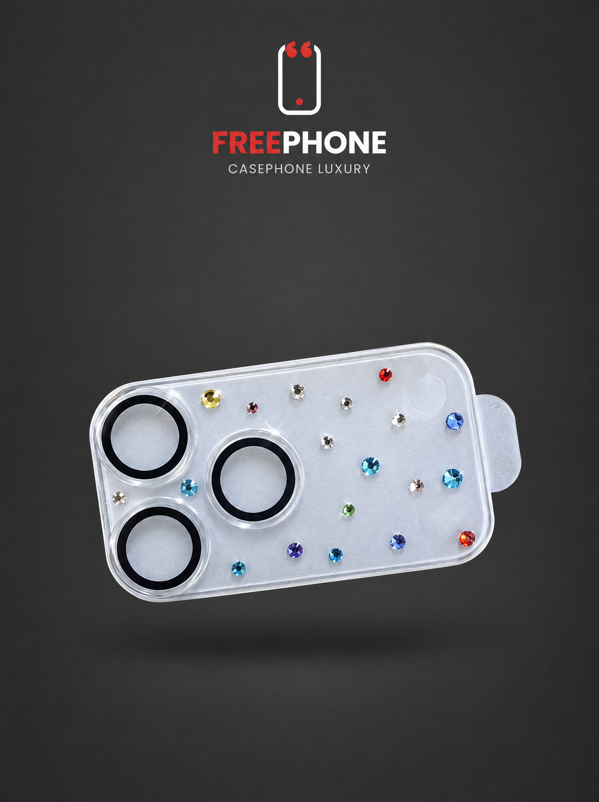 Protection Caméra Diamant 3D 💎 – iPhone 18 Pro Max / 18 Pro / 17 Pro Max / 17 Pro