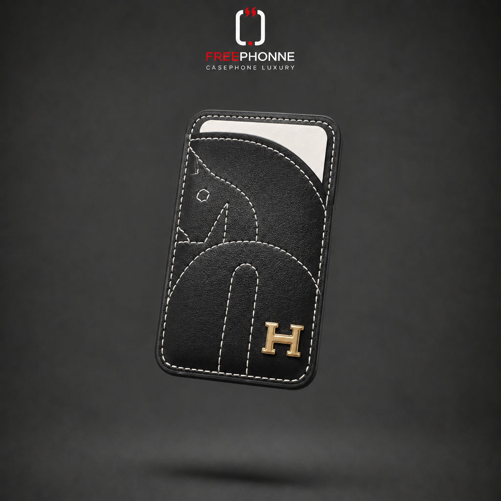Wallet cuir cheval noir
