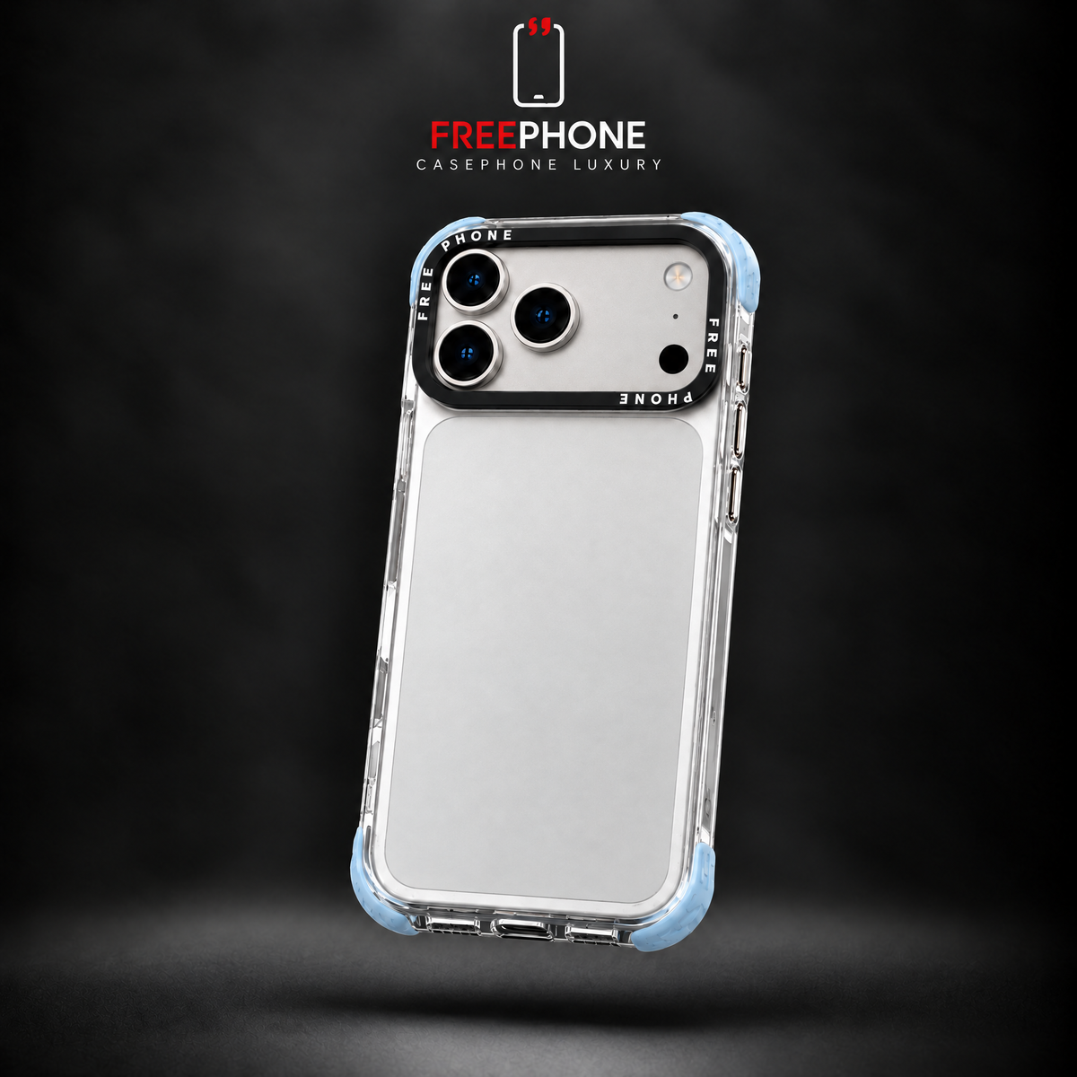 POCHETTE FREEPHONE AIRBAG Blue – 17 / 18 Pro Max