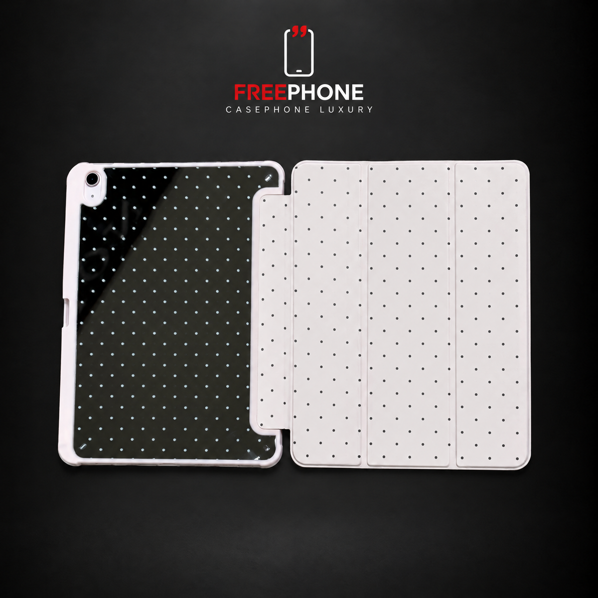 Case iPad Polka Dots Miroir