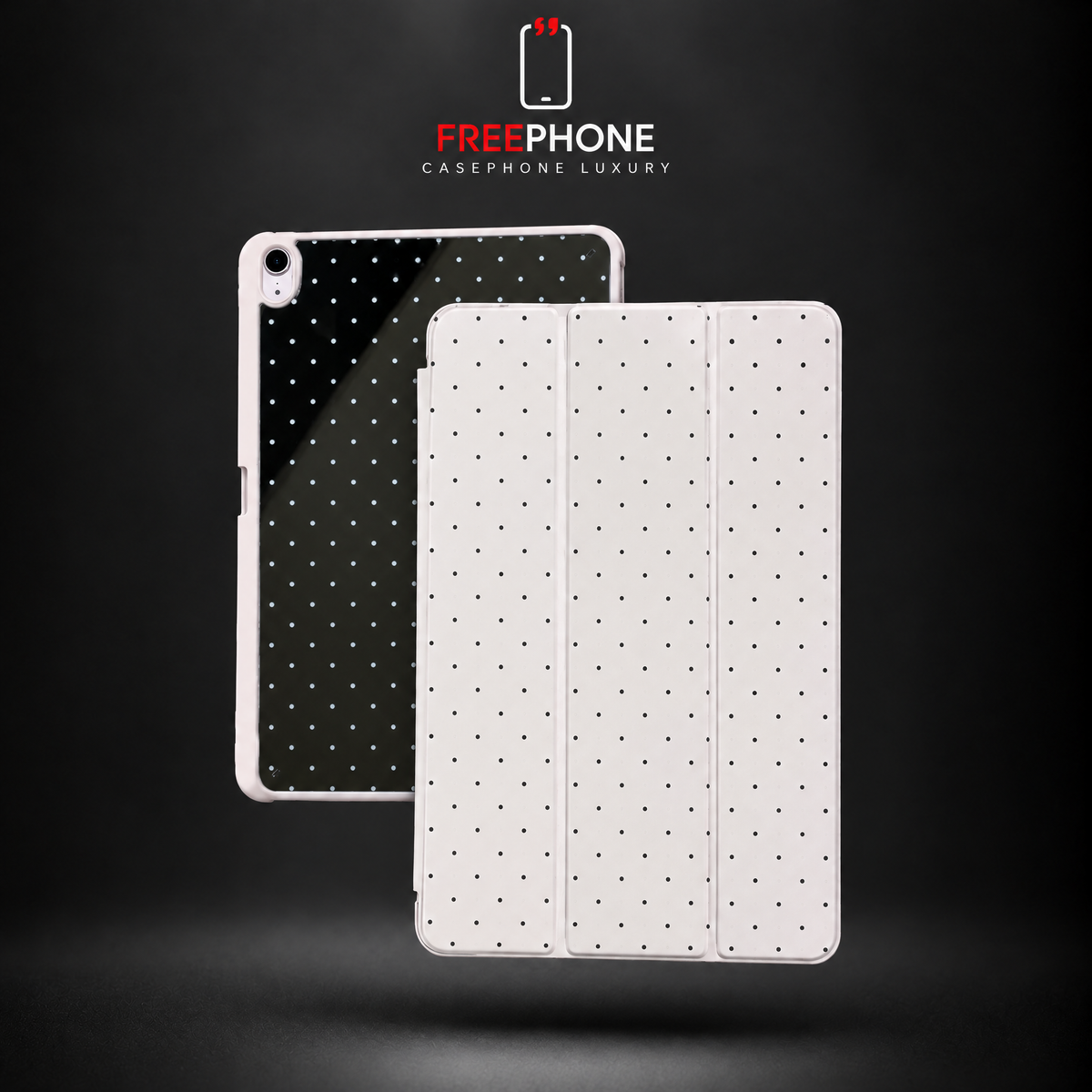 Case iPad Polka Dots Miroir