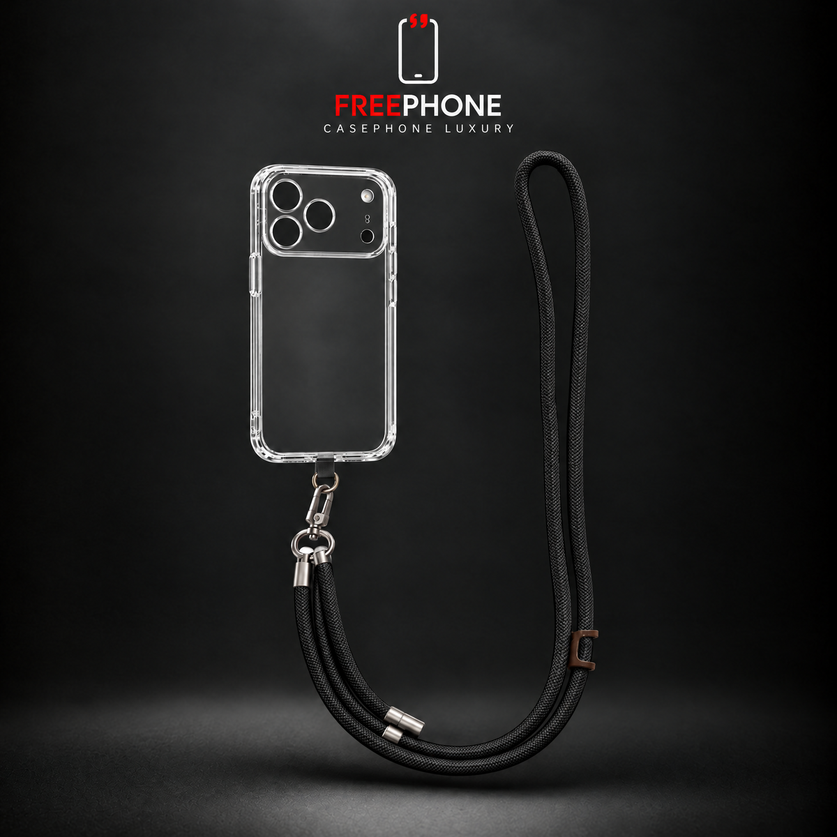 Cordon long ajustable Noir