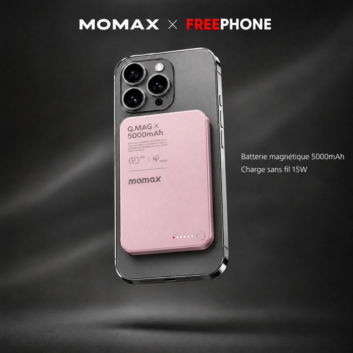 MOMAX Q.Mag X Gen 2 Rose