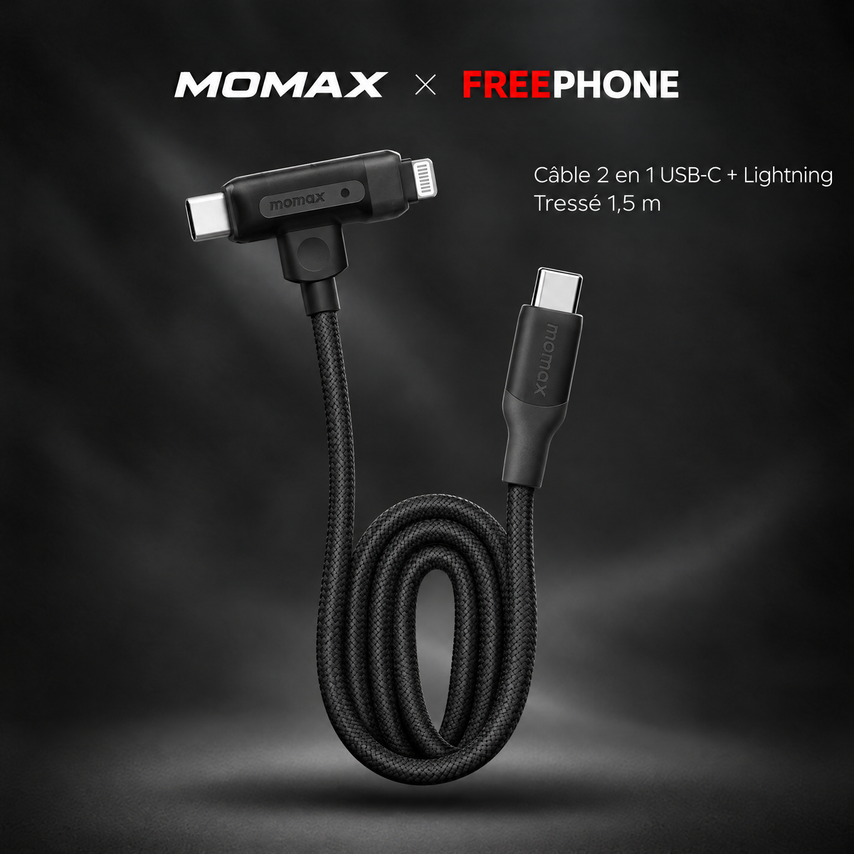 MOMAX 1-Link Flow Duo Noir