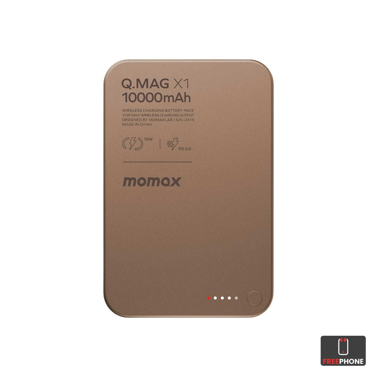 MOMAX Q.Mag X1 10000mAh Magnetic Wireless Power Bank Gen 2