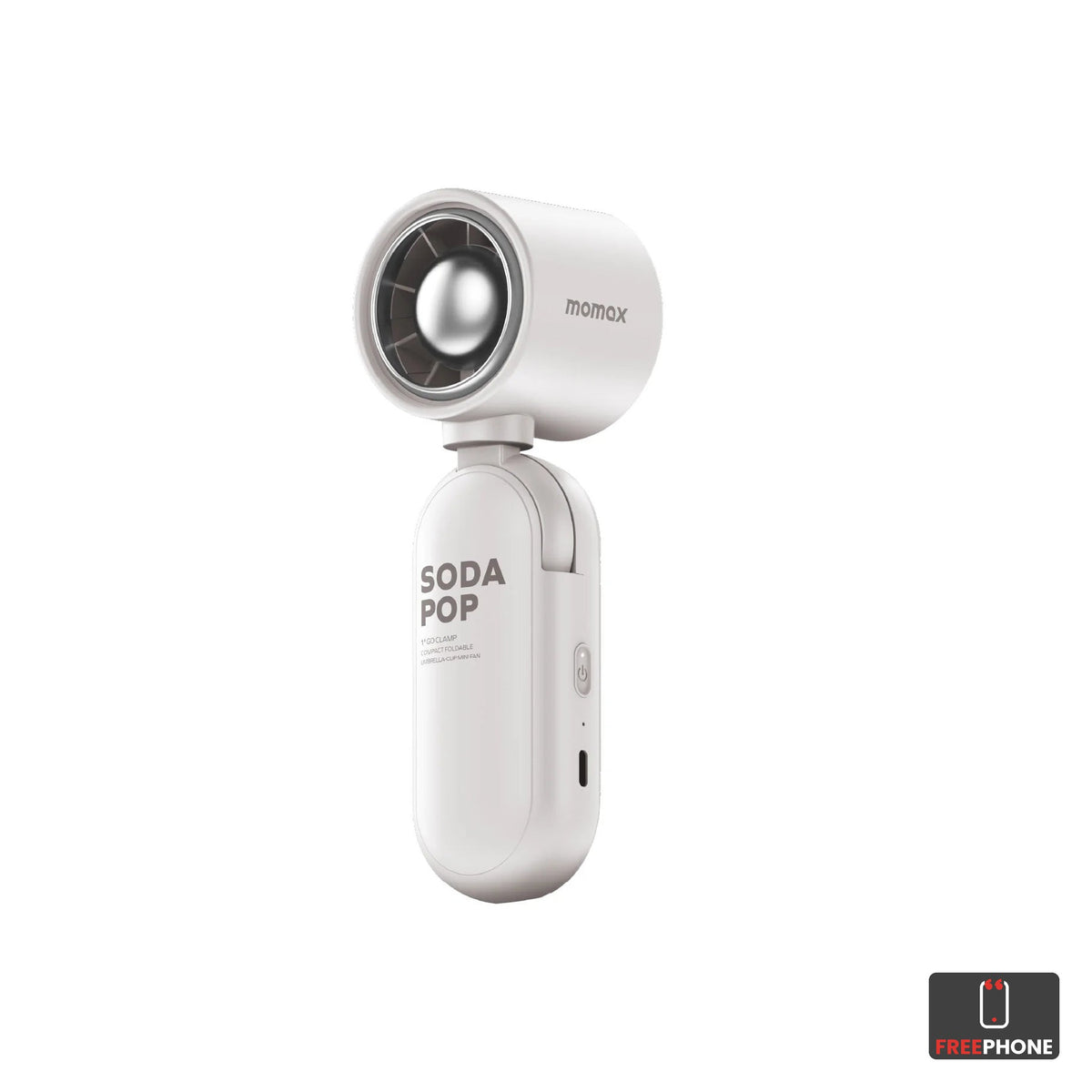 MOMAX 1° Go Clamp Foldable Clip Mini Fan