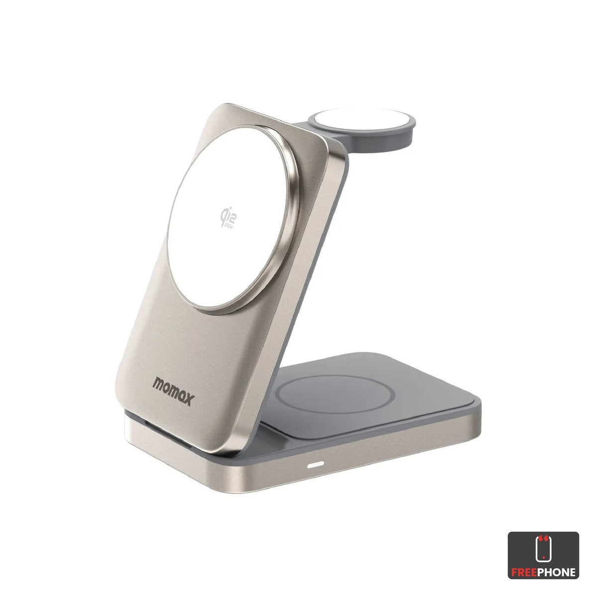 MOMAX 1-Charge Q.Port² Qi2 25W 3-in-1 Magnetic Wireless Charging Stand