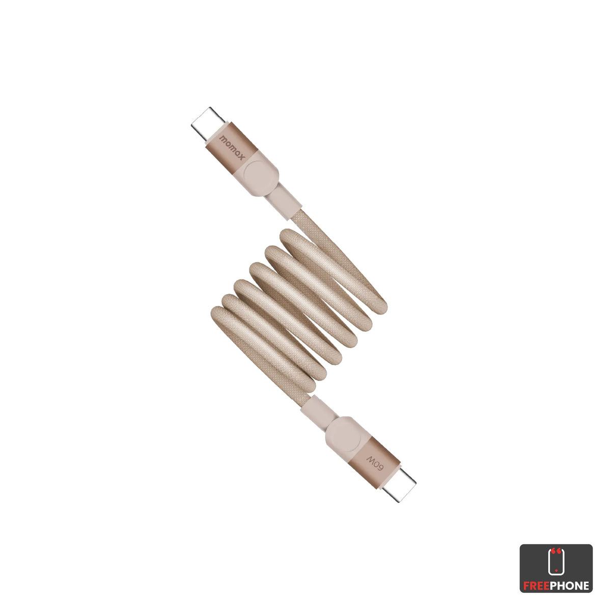 MOMAX Mag.Link Magnetic Cable USB-C to USB-C 60W 1m