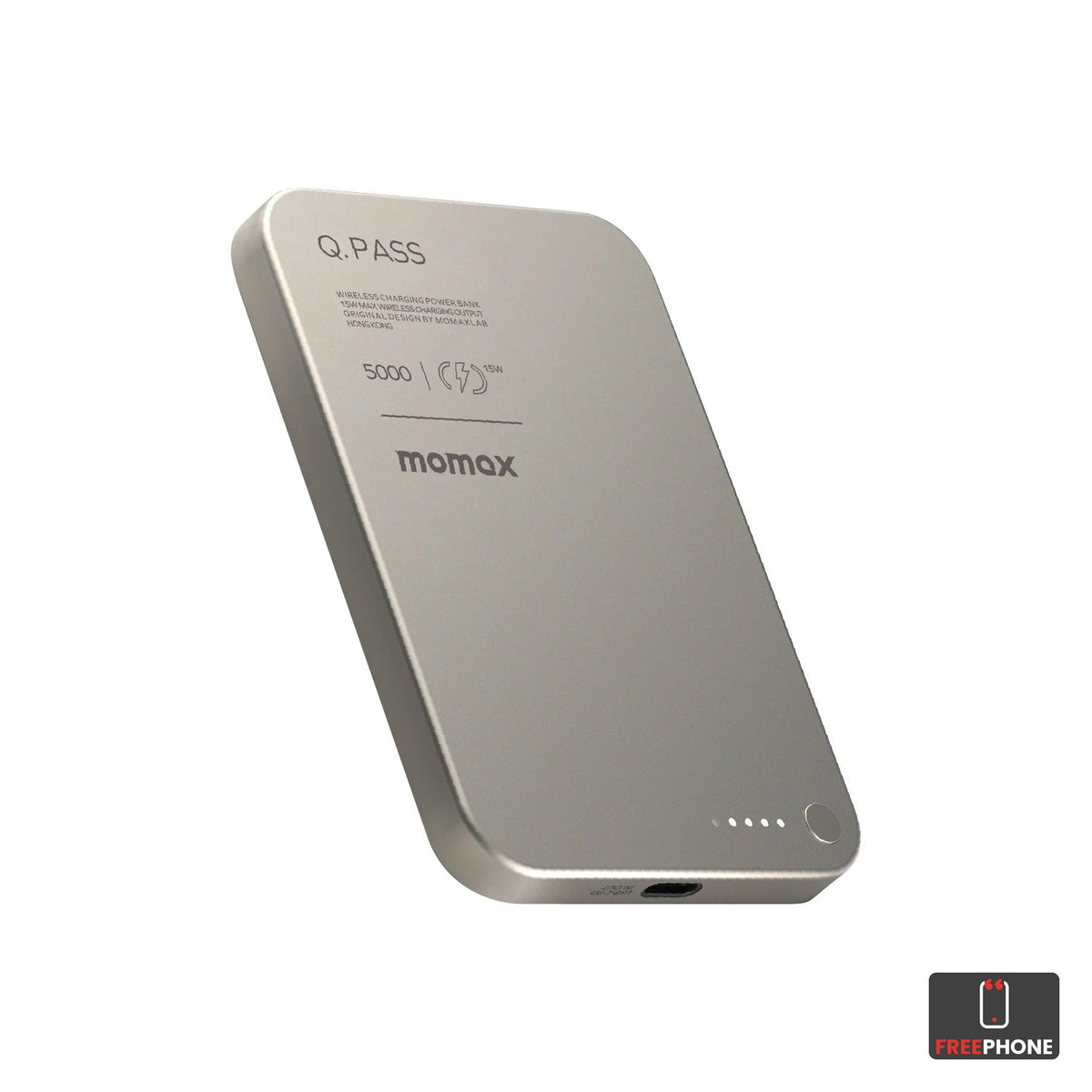 MOMAX 1-Power Q.Pass 5000mAh Magnetic Wireless Power Bank