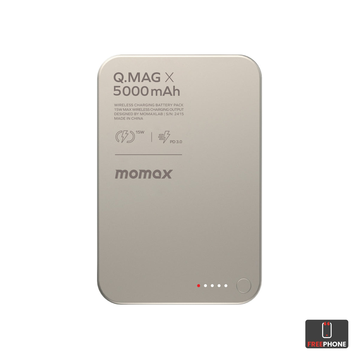 MOMAX Q.Mag X 5000mAh Magnetic Power Bank Gen 2