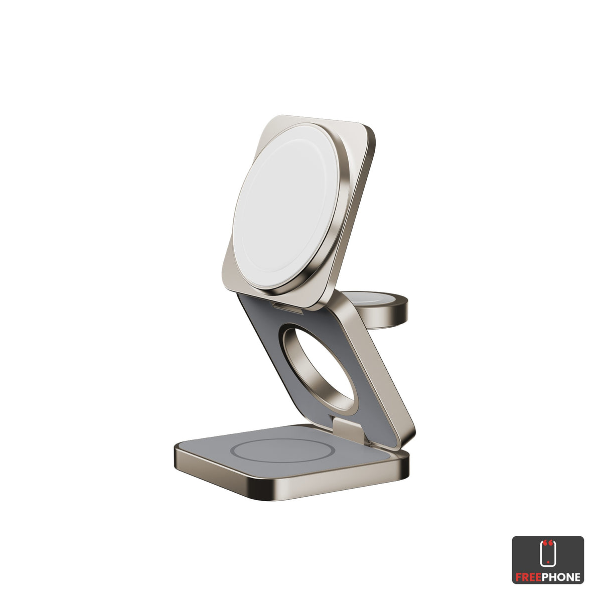 MOMAX Q2.Mag 3-in-1 Foldable Magnetic Wireless Charging Stand 15W