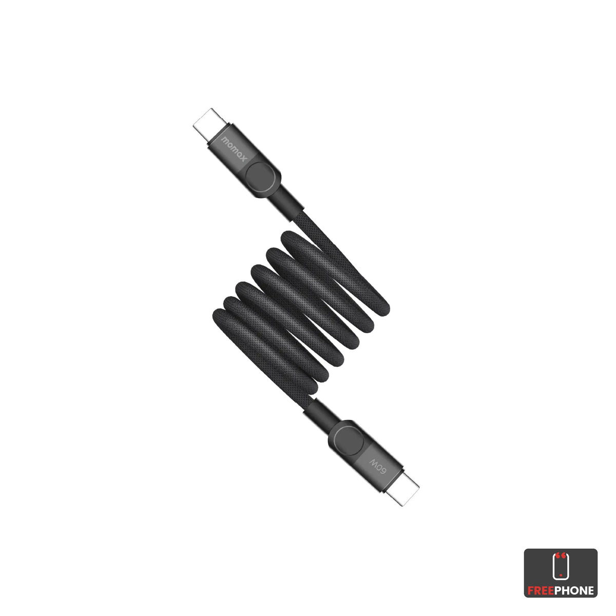 MOMAX Mag.Link Magnetic Cable USB-C to USB-C 60W 1m