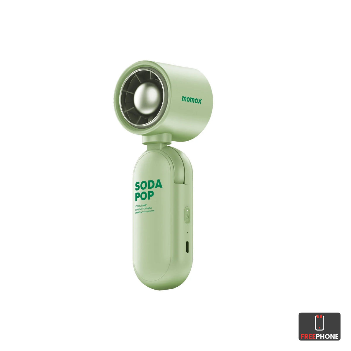 MOMAX 1° Go Clamp Foldable Clip Mini Fan