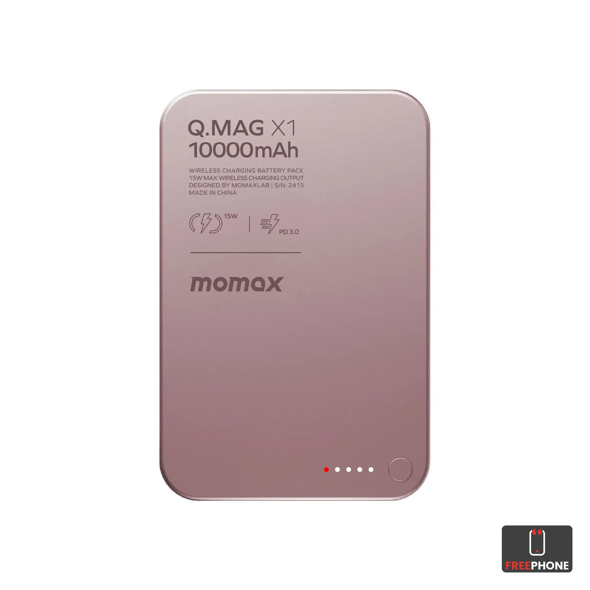 MOMAX Q.Mag X1 10000mAh Magnetic Wireless Power Bank Gen 2
