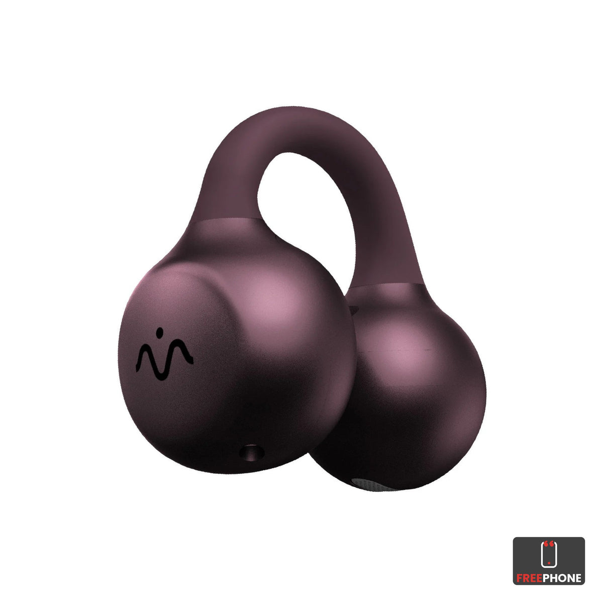 MOMAX 1-Vibe Clip M.IN.D Clip-On Earbuds