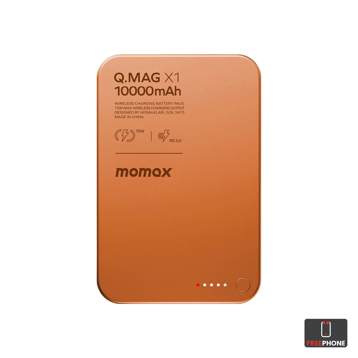 MOMAX Q.Mag X1 10000mAh Magnetic Wireless Power Bank Gen 2