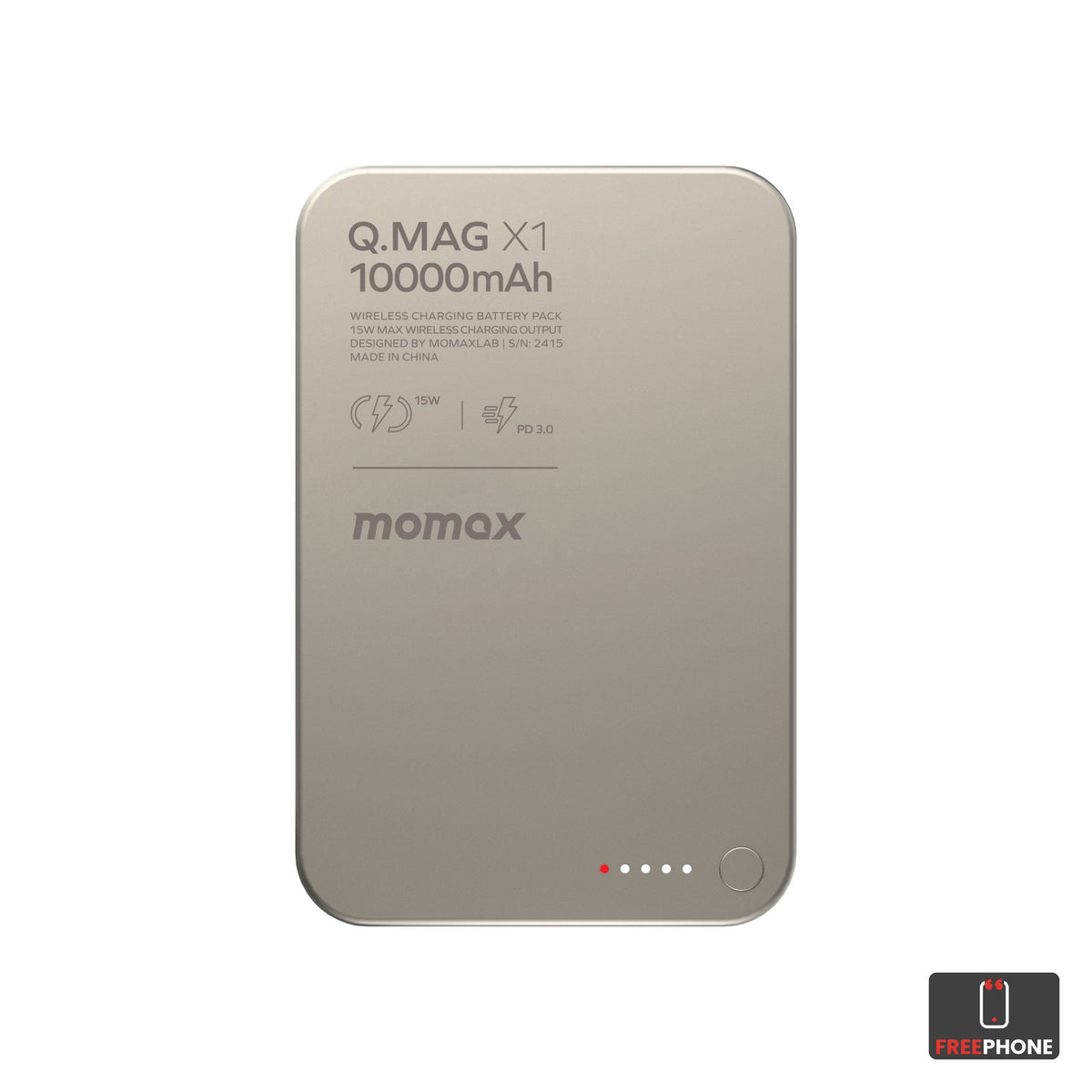 MOMAX Q.Mag X1 10000mAh Magnetic Wireless Power Bank Gen 2
