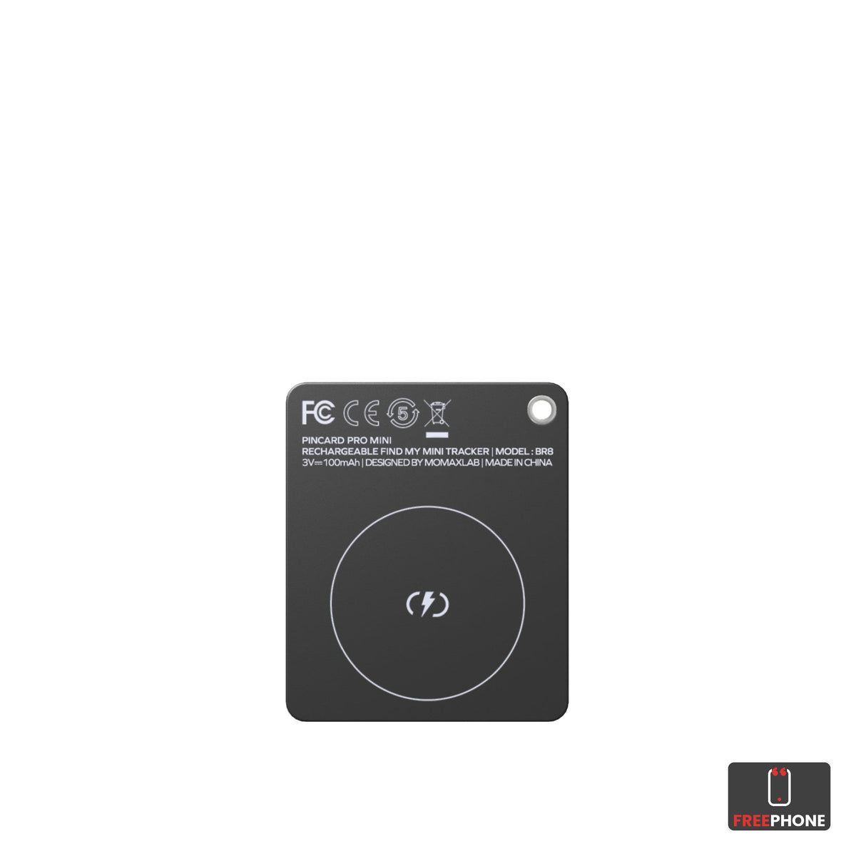 MOMAX PinCard Pro Mini Rechargeable Locator Card